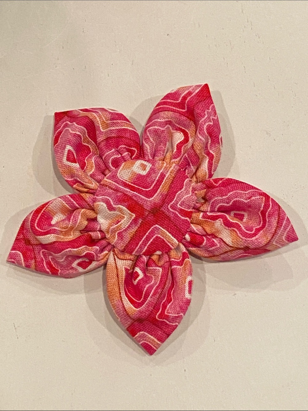 Pet Collar Flower in Pink